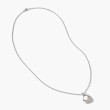 John Hardy Sterling Silver Large Pebble Heart Necklace