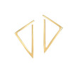 Roberto Coin Designer Gold Triangle Drop Earrings