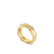 Gucci Yellow Gold Link to Love Wide Studded Ring