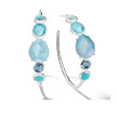 Ippolita Rock Candy Blue Gemstone Hoops
