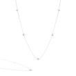Roberto Coin Diamonds By The Inch White Gold Necklace .25ctw         
