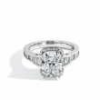 3.08 Carat Radiant Cut Lab Grown Diamond Engagement Ring