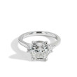 3.05 Carat Cushion Cut Lab Grown Diamond Engagement Ring 