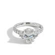 2.87 Carat Oval-Cut Lab Grown Diamond Engagement Ring 