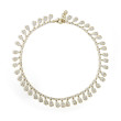 Diamond Dangle Anklet in Yellow Gold