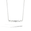 Fancy Shape Long Diamond Bar Necklace