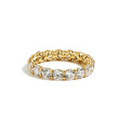 3.35ctw Round Diamond Eternity Ring in Yellow Gold