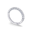 Tacori Sculpted Crescent 2 Prong Diamond Band in white gold