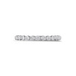 Tacori Sculpted Crescent 2 Prong Diamond Band in white gold Front
