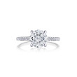Simply Tacori Low Profile Pave Engagement Ring