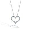 2 Carat Heart Necklace