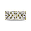 Tacori Classic Crescent RoyalT Geometric Diamond Wedding Band in 18K Yellow Gold
