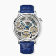 Spaceview Evolution Electrostatic Watch with Blue Alligator Front