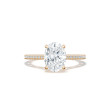 Tacori Lunetta Crescent Oval Halfway Pave Engagement Ring Setting
