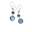 Ippolita Lollipop Three Stone Eclipse Blue Dangle Earrings