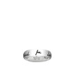 Gucci Blind For Love Silver Band Ring
