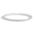 Flexible Diamond Infinity Bangle Bracelet - 5.50 ctw