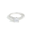 Verragio Couture Princess Cut Pave Diamond Engagement Ring Setting front view