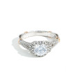 Verragio Parisian Round Pave Diamond Halo Engagement Ring Setting