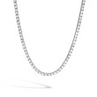 3 Carat Halfway Diamond Tennis Necklace in 14K White Gold