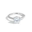 Tacori Round Hidden Halo Pave Diamond Engagement Ring Setting