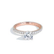 Verragio Tradition Two Tone Round Pave Diamond Engagement Ring Setting