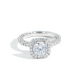 Verragio Tradition Round Diamond Cushion Halo Engagement Ring Setting