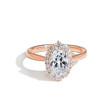Vintage Diamond Halo Engagement Ring front view