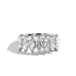 2.31 Carat Lab-Grown Marquise Diamond Wedding Band in 14K White Gold