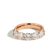 5 Round Diamond Band in Rose Gold - 2.5ctw