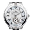 Philip Stein Stainless Steel Round Diamond Lug with Mother of Pearl Dial Watch