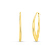 Roberto Coin 18K Gold Marquis Shaped Hoops 