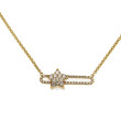 Hulchi Belluni Tresore Star Gold Diamond Necklace 