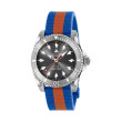 Gucci Dive Black Dial Bee Watch with Blue Rubber Strap - 40mm