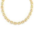 Roberto Coin Retro Gold Link Collar Necklace