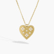 Roberto Coin Venetian Princess Medium Diamond Heart Pendant Necklace in 18K Yellow Gold