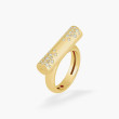 Roberto Coin Domino Diamond Ring in 18K Yellow Gold