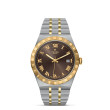 TUDOR Royal with 38mm Steel Case and Yellow Gold Bezel M28503-0007 Watch Upright