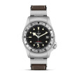TUDOR Black Bay P01 with Steel Case and Brown Leather Strap - 42mm M70150-0001 Watch Upright