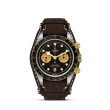 TUDOR Black Bay Heritage Chrono S&G with Steel Case and Brown Leather Strap - 41mm M79363N-0002 Watch Upright