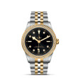 TUDOR Black Bay 39 S&G with 39mm Steel Case and Steel And Yellow Gold Bracelet M79673-0005 Watch Upright