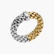 Fope Essentials Ring in White and Yellow Gold  Large