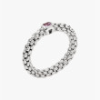 Fope Souls Flex'it White Gold Pink Sapphire Ring