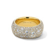Ippolita Stardust Dune Ring in 18K Gold with Diamonds