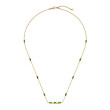 Gucci Link to Love Baguette Tourmaline Necklace