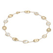 Marco Bicego Lunaria Short Yellow Gold & Mother of Pearl Station Necklace