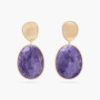Marco Bicego Lunaria Color Charoite Drop Earrings