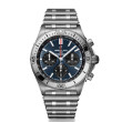Breitling Chronomat B01 42 with Rouleaux Steel Bracelet and Blue Dial — 42mm