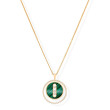 Messika Lucky Move Color Malachite and Diamond Necklace