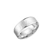 Crown Ring Hammered Wedding Ring for Men